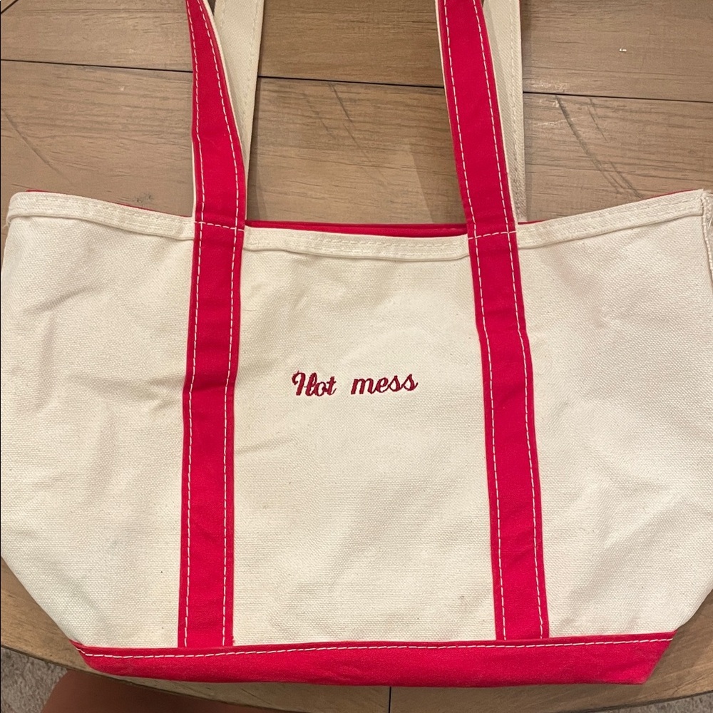 LLBean red tote